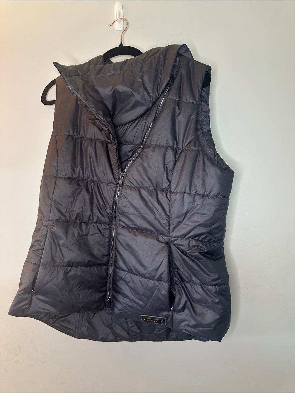 Ariat Charcoal Grey Quilted Hooded Puffer Vest